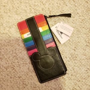 Disney Parks Rainbow Snap Wallet